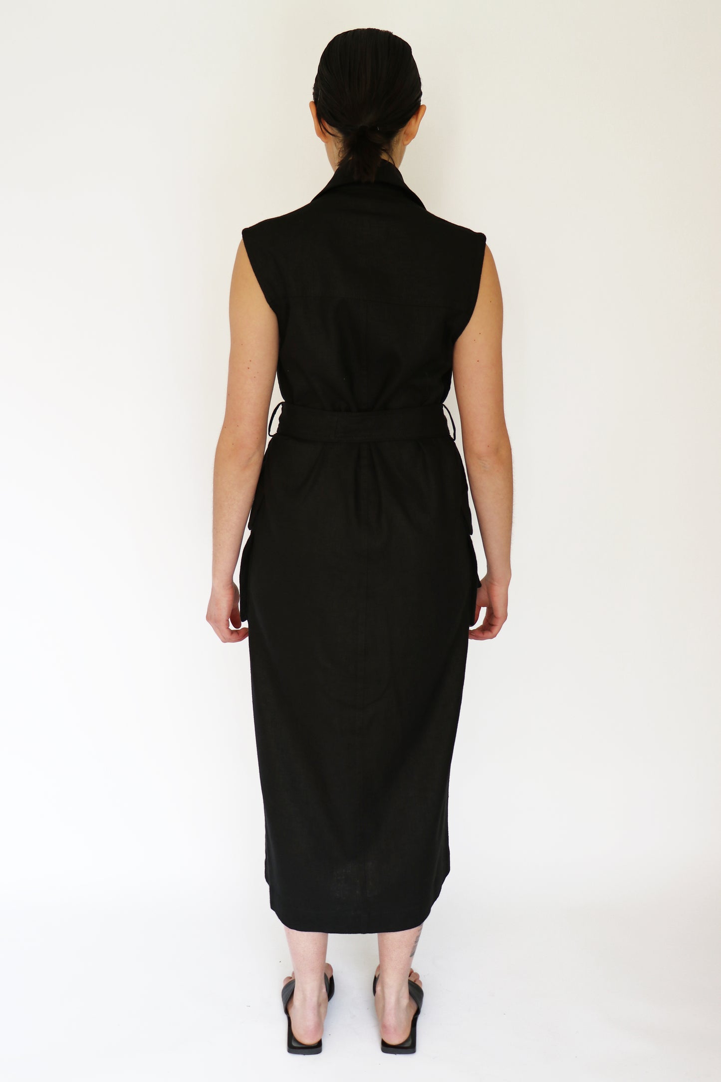 Vestido Cargo largo negro