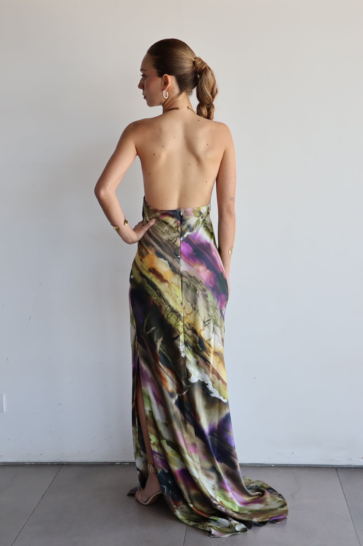 Vestido seda Savana