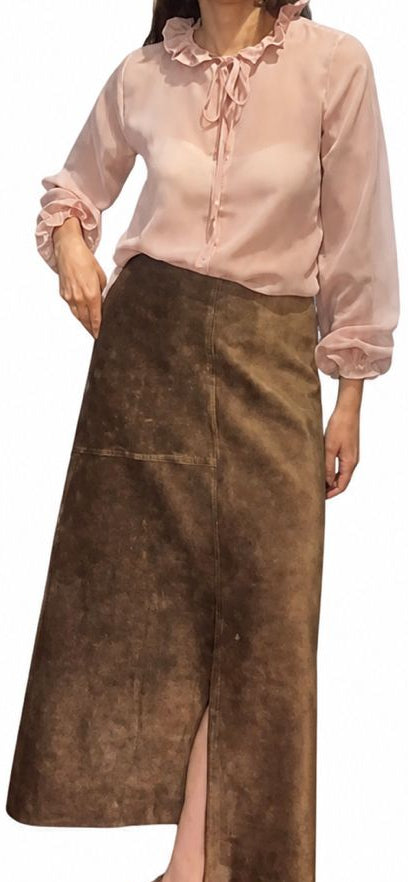 Blusa nude Heritage