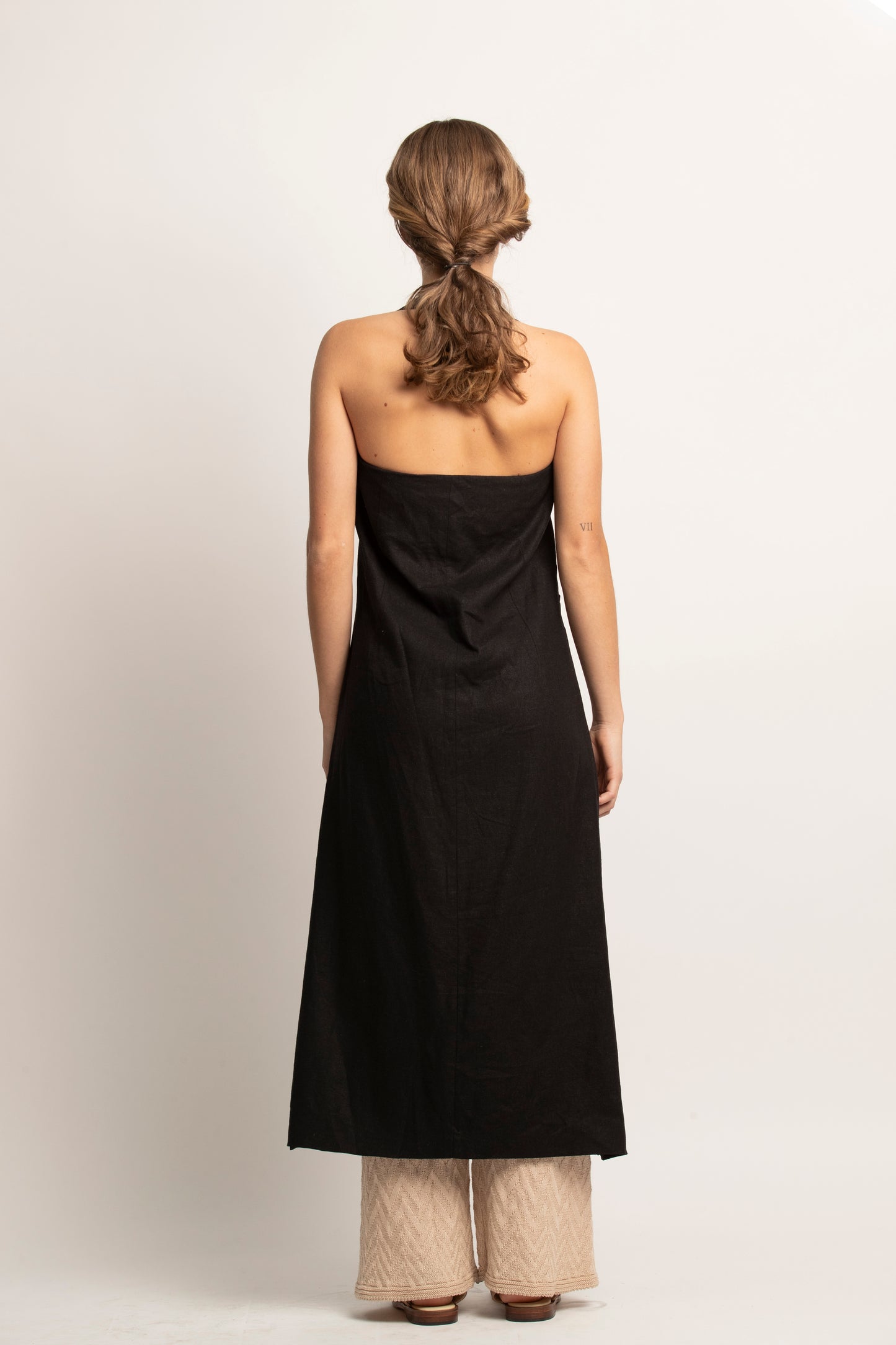 Tapado halter negro