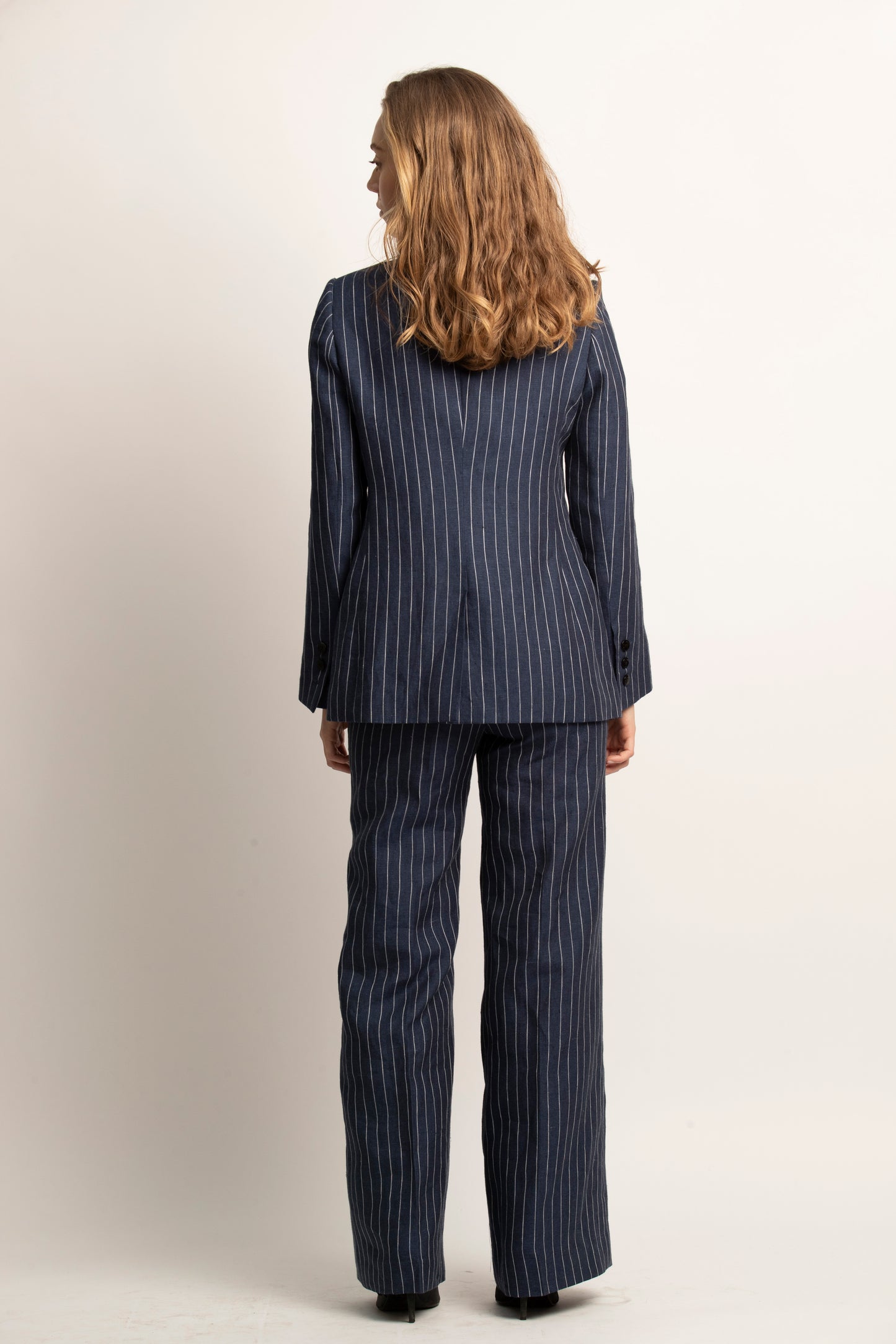 Blazer lino rayas