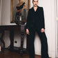 Pantalón terciopelo negro