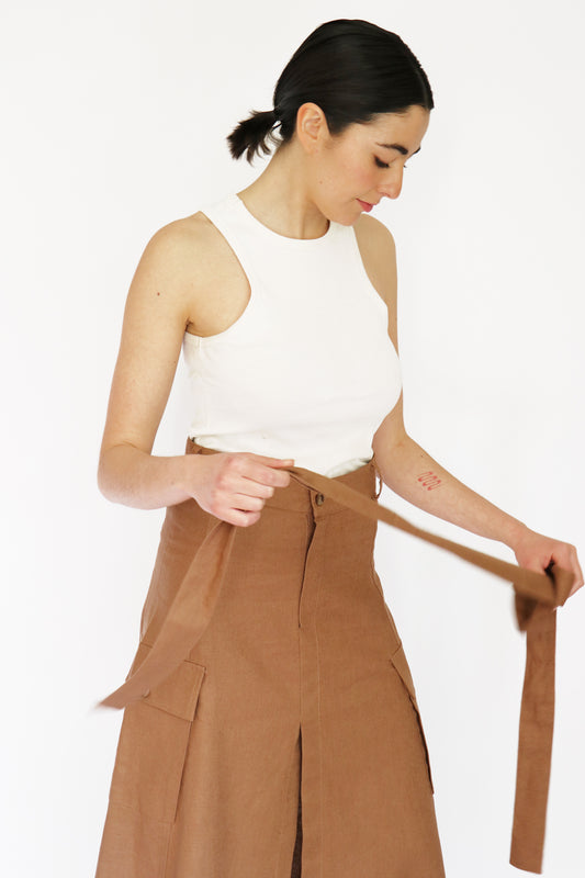 Pollera Cargo Camel