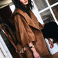 Abrigo chaqueton Suri Camel