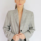 Blazer Clasic cuadrille gris claro