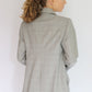 Blazer Clasic cuadrille gris claro