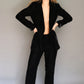 Blazer terciopelo negro