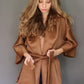 Abrigo chaqueton Suri Camel
