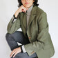 Blazer Clasic cuadrille verde