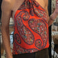 Blusa calabazas roja