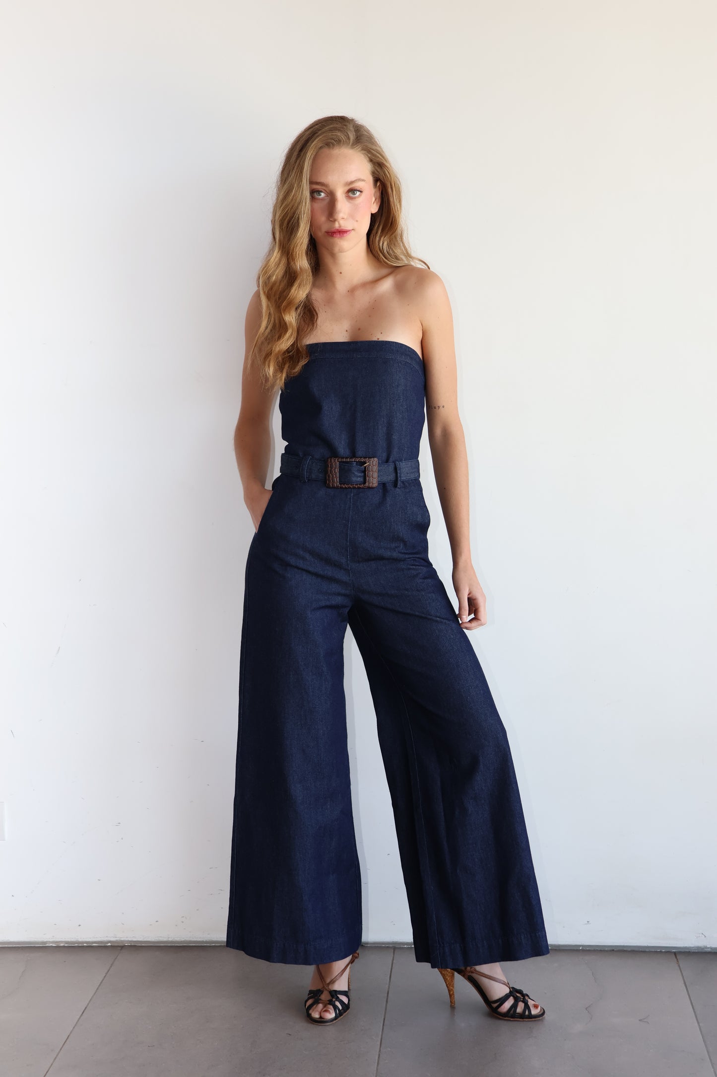 Mono Denim strapless