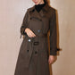 Trench verde olivo