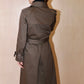 Trench verde olivo