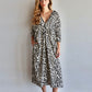 Vestido viscosa estampado