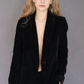 Blazer terciopelo negro
