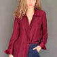 Blusa burdeo crepe de seda