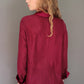 Blusa burdeo crepe de seda
